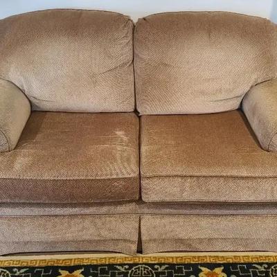 Best Chairs Beige Loveseat