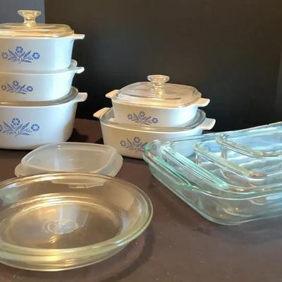 CorningWare, Pyrex, and Anchor Hocking Bakeware Collection