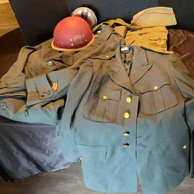 Vintage Military & Boy Scout Uniform Collection
