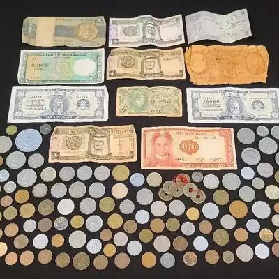 International Coins and Paper Currency Collection
