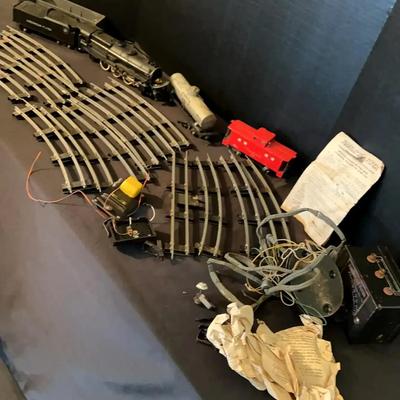 Vintage American Flyer Train Set with Track and Accessories