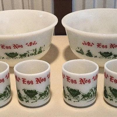 Hazel Atlas "Egg Nog" Bowl Set (1115)