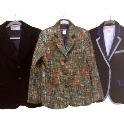 Vintage And New Designer Women’s Blazers Jaeger, Monterey Bay And Brooks Brothers