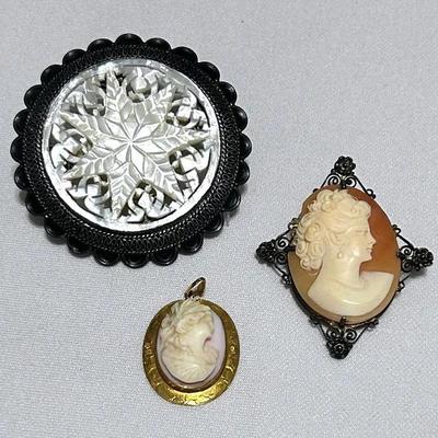 Cameo Brooch(es) & Pendant(s)