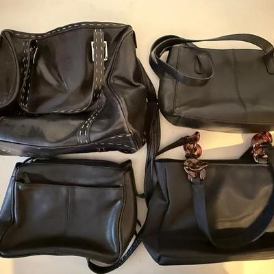 4 Beautiful Black Bags
