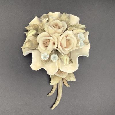 Capodimonte-Style Porcelain Bouquet 