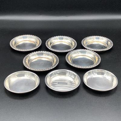 Eight Sterling Silver Butter Pats