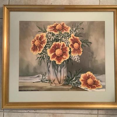 Flower Still Life By Erich F.T. Schank