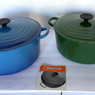 Two LeCreuset Pots 