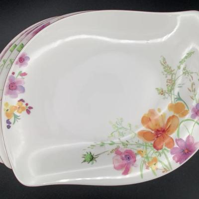Four Villeroy And Boch Serve And Salad Dishes
