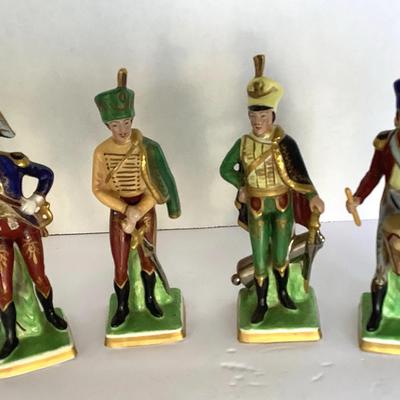 Set Of Four Capodimonte Soldiers