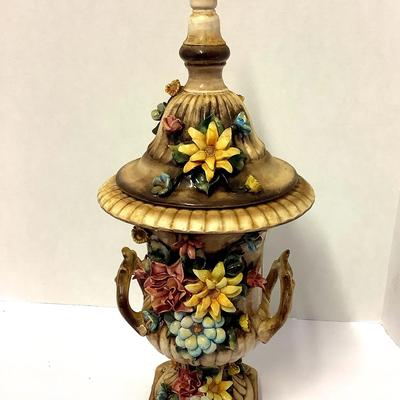 Capodimonte Lidded Vase