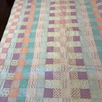 Vintage Quilt 78” X 68”
