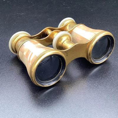 Vintage Lamaire Of Paris Mother Of Pearl Binoculars 