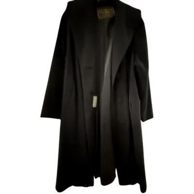Ladies Black Cashmere Coat