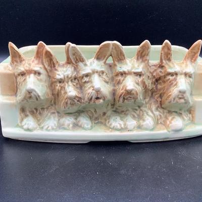 Vintage McCoy Scottish Terrier Planter
