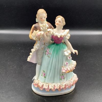Meissen Victorian Couple Figurine 