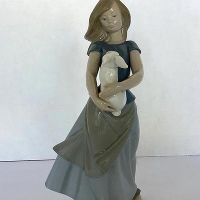 Girl With Rabbits For Sale By NAO
