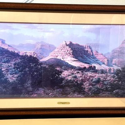 BJ217 A Framed Print “Canyon Gold" by the artist Windberg