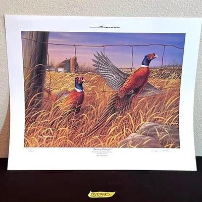 BJ390 Limited Edition Art Print "Passing Through" by wildlife artist Russ Duerksen