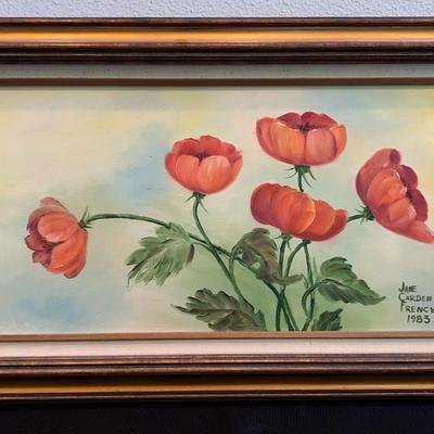 BJ345 Contemporary Poppies