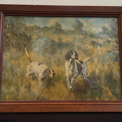 BJ348 Percival Rosseau Hunting Dogs