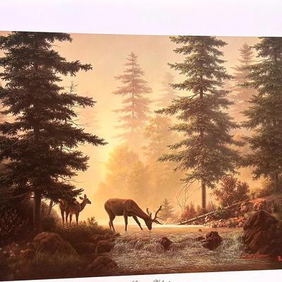 BJ500 1983 Limited Edition “Spring Velvet” Signed by Artist Dalhart Windberg