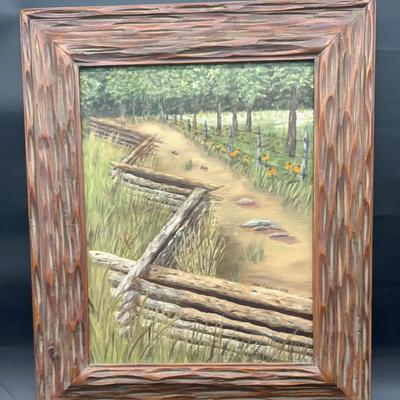 BJ357 Painting By Jane French - 1976