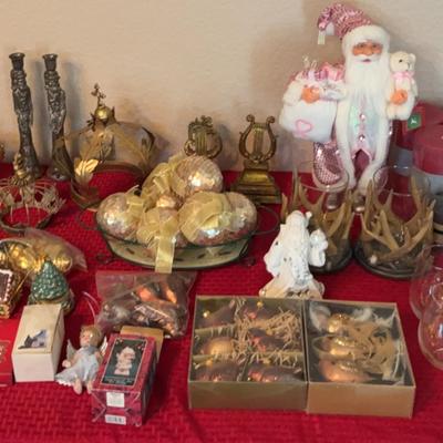 Large Lot Of Christmas Decor