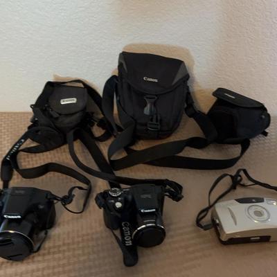 Cannon Cameras x3