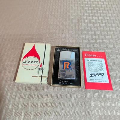 Vintage Roadway Zippo Slim Lighter