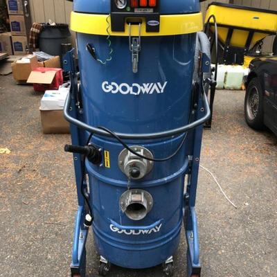 Goodway DV-E3 Industrial Vacuum & Hose – Heavy-Duty Wet/Dry, $5,200
