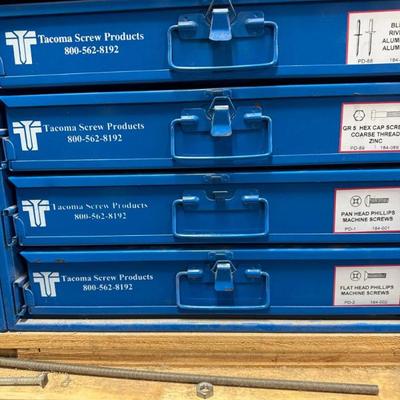 Tacoma Screw Products- 4 Drawer Case of Hardware