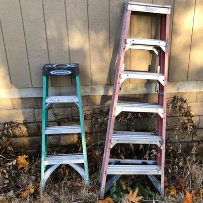 Pair of 4' and 6' A-Frame Work Ladders
