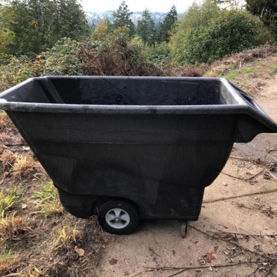 Large Rubbermaid Wheeled Tote – 71-Inch Utility Storage