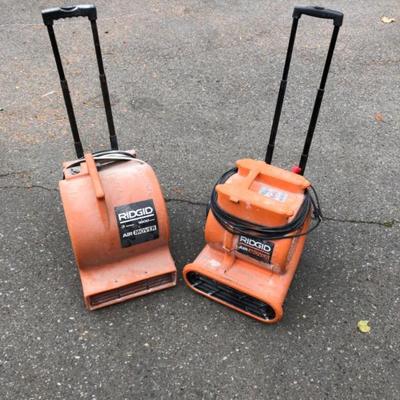 Pair of Rigid 3-Speed Air Movers – Models AM2550 & AM25600