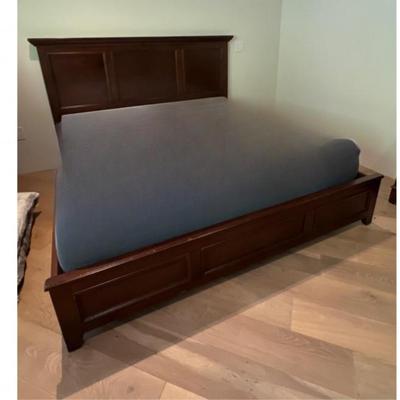 Wyoming King Wood Bed Frame ONLY - Mattress/Springs Not Included