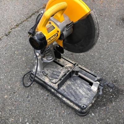 DeWalt DW872 Corded 14" Multi-Cutter Saw – Carbide-Tipped Blade