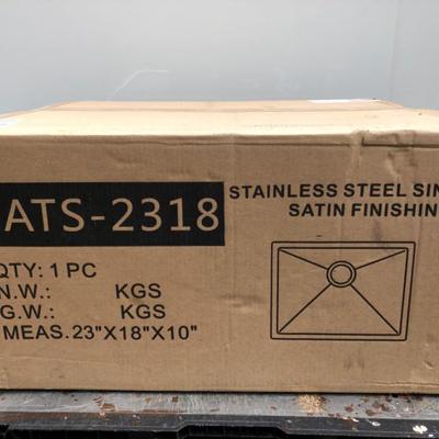Haus 2318C-GD Undermount Stainless Steel Sink – New in Box