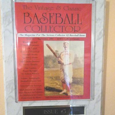 Framed The Vintage & Classic Baseball Collector Magazine – Issue #3, 1995
