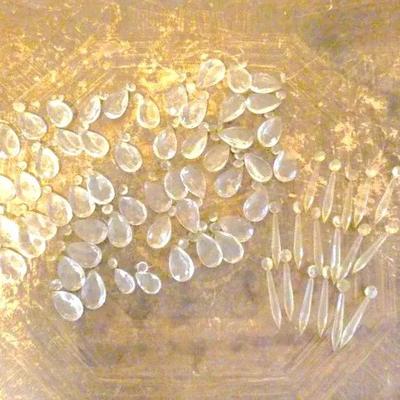 Chandelier Glass and Crystal Drops 