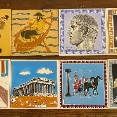 Decorative Tiles w/Greek Themes