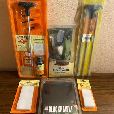 Gun Cleaning & Maintenance Lot – Hoppe’s, Blackhawk, and Brigade Products
