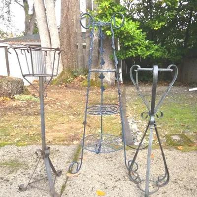 Black Metal Plant Stands