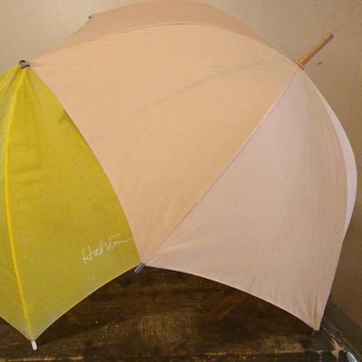 Karl Lagerfeld Calla Lily Chloe Flower & Halston Umbrellas 