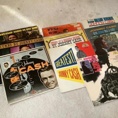 Johnny Cash LPs