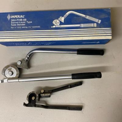 Imperial 364-FHB-08 Swivel-Lever Tube Bender with Extra Hand Tool