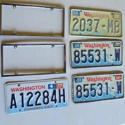 Washington State License Plates