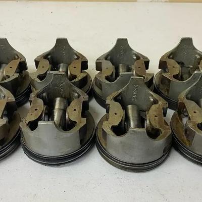 Automotive Engine Pistons – Cutaway Display Pieces-Mid Century 