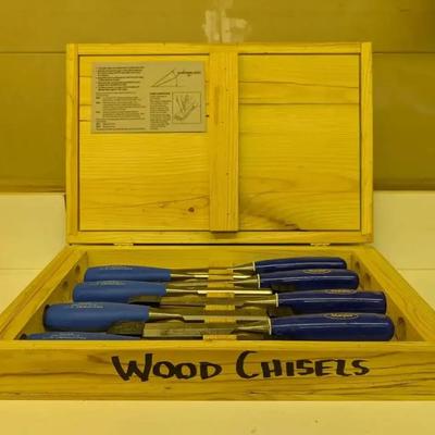 Marples and footprint Wood Chisels Made In Sheffield England 